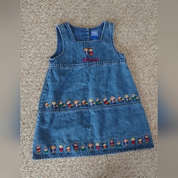 Baby crew best friends denim dress - Picture 2 of 9